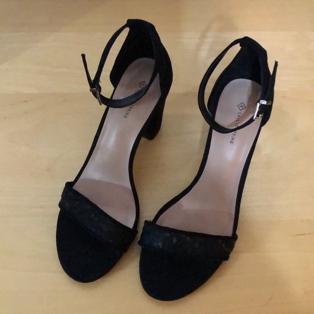 Black heels